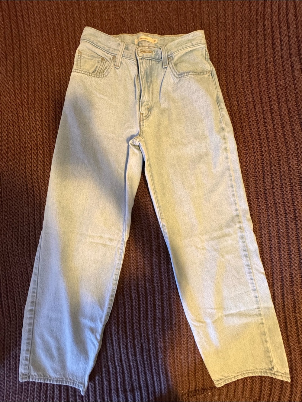 Levi's Women's Baggy Dad Light Blue Jeans